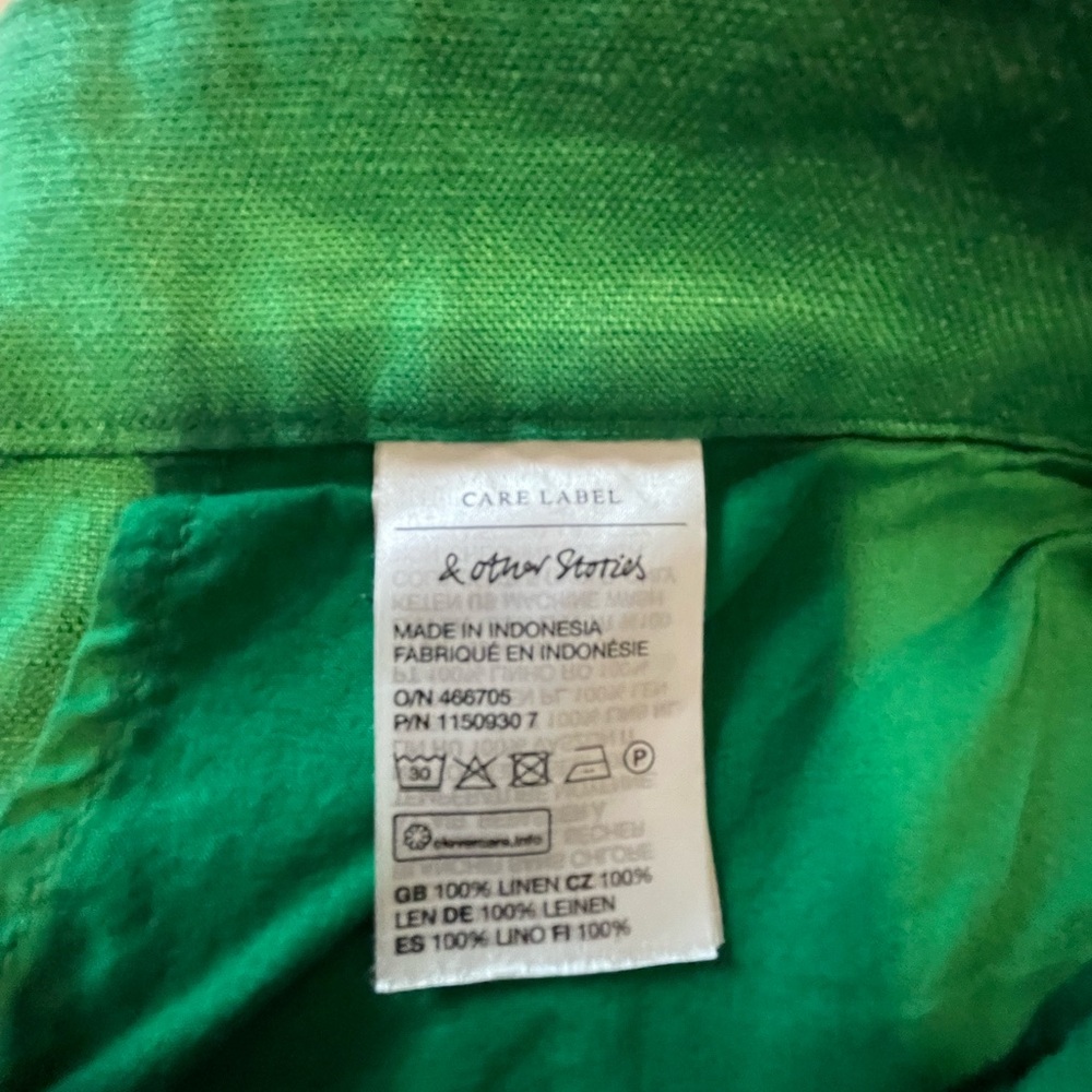 & Other Stories Tailored Linen Trouser NWT size 10 - Picture 7 of 10